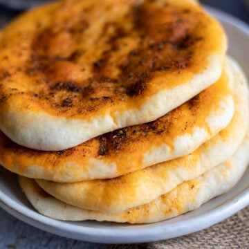 Fluffy Homemade Pita Bread
