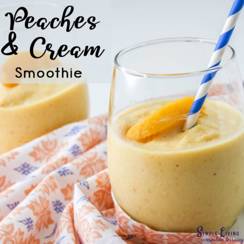 Peaches and Cream Smoothie