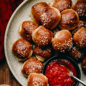 Turkey Pizza Stuffed Pretzel Bites