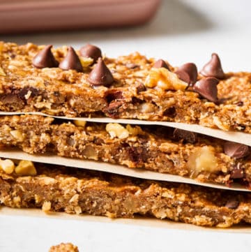 5-Ingredient Banana Oatmeal Energy Bars