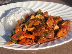 Thai Basil Chicken with Cashews
