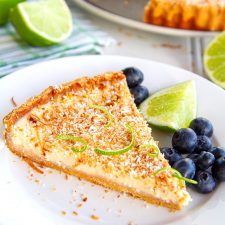 Lime & Coconut Tart (Paleo, Gluten-Free)