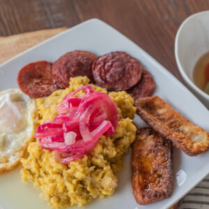 Dominican Mangú Tres Golpes