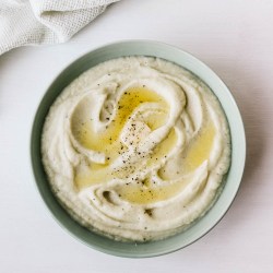 Garlic Parmesan Cauliflower Mash
