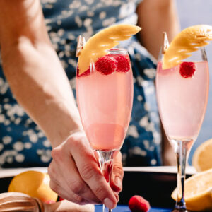 Lemon Raspberry Mimosa
