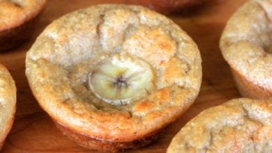 Clean Eating Banana Protein Muffins