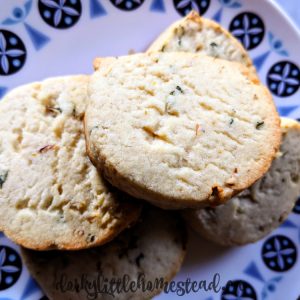 Herby Shortbread Cookies