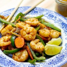 15-Minute Coconut Curry Shrimp Stir Fry