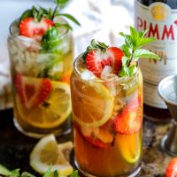 A Low Carb Pimms Cup Cocktail