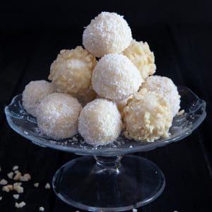 Coconut White Chocolate Truffles