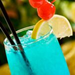 Blue Motorcycle Drink