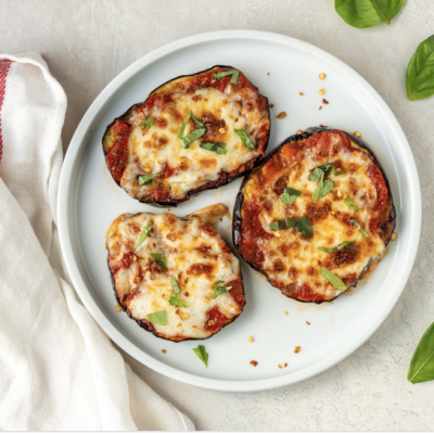 Mini Eggplant Pizza