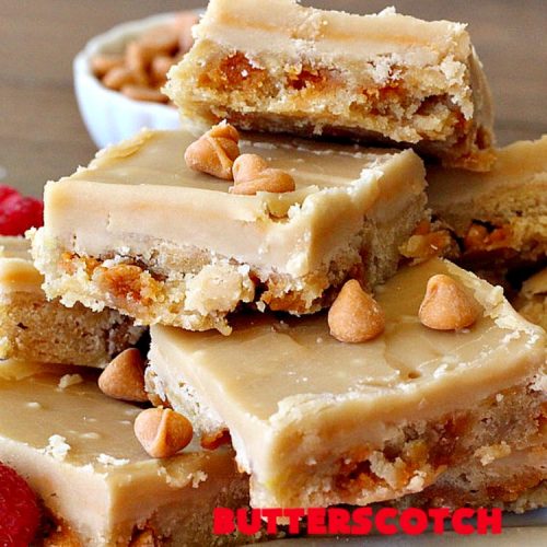 Butterscotch Banana Blondies