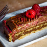 Chocolate Raspberry Rose Cake
