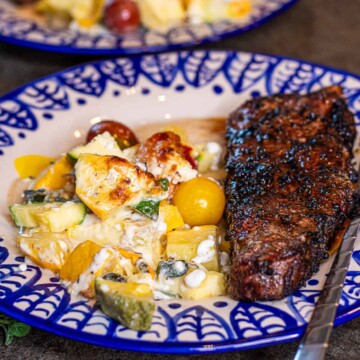 Delicious Summer Squash Casserole with Patty Pan and Globe Zucchini