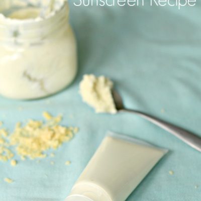 Natural Homemade Sunscreen