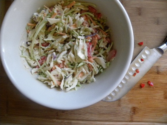 Spicy Ginger Coleslaw