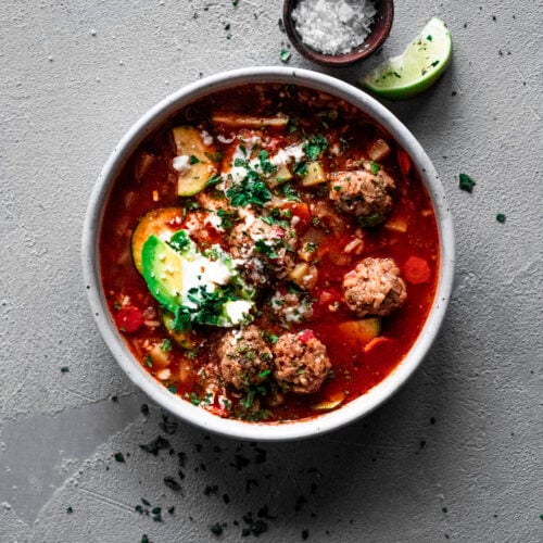 Albondigas Mexican Meatball Soup