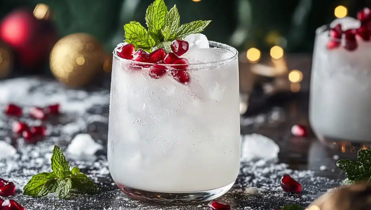 White Christmas Mojito