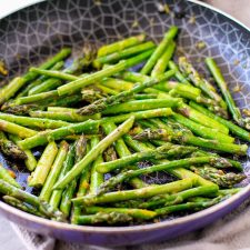 Sautéed Asparagus With Orange & Ginger