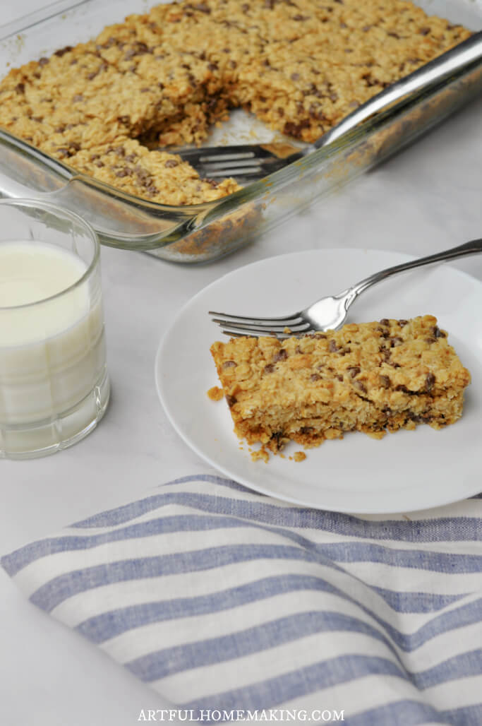 Chocolate Oatmeal Bars