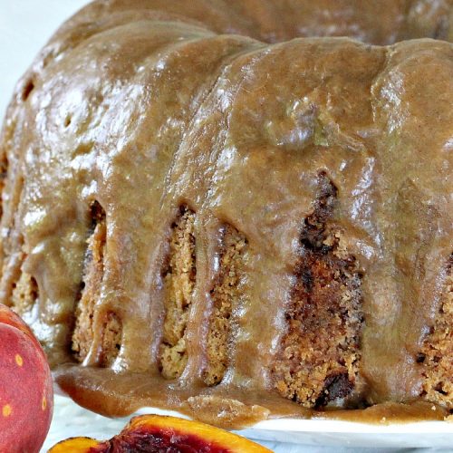 Peach Snickerdoodle Cake