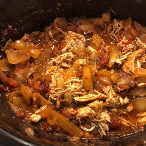 Crockpot Chicken Tinga