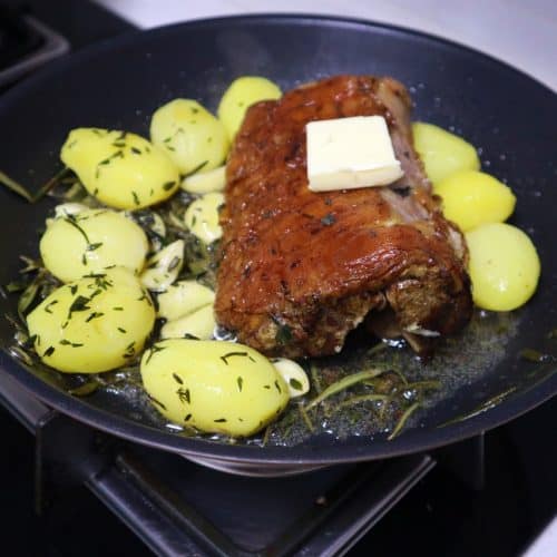 Lamb loin confit sous-vide
