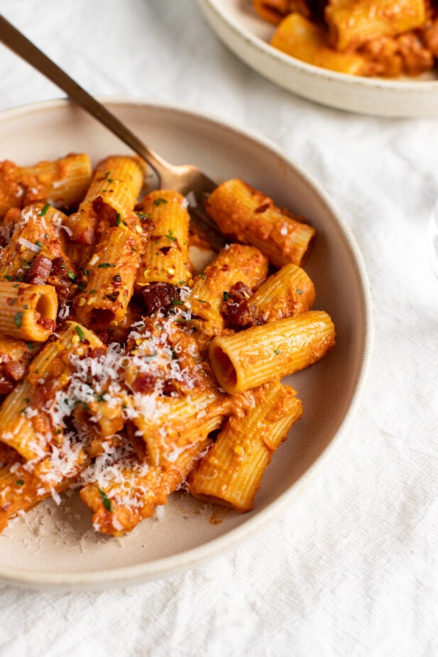 Pancetta Pink Sauce