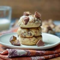 Soft and Chewy Peanut Butter Chocolate Chip Cookies