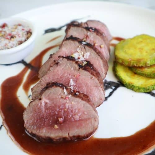 Grilled Lamb Marinated in Red Wine