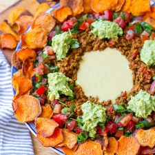 Paleo Nachos with Sweet Potato Chips