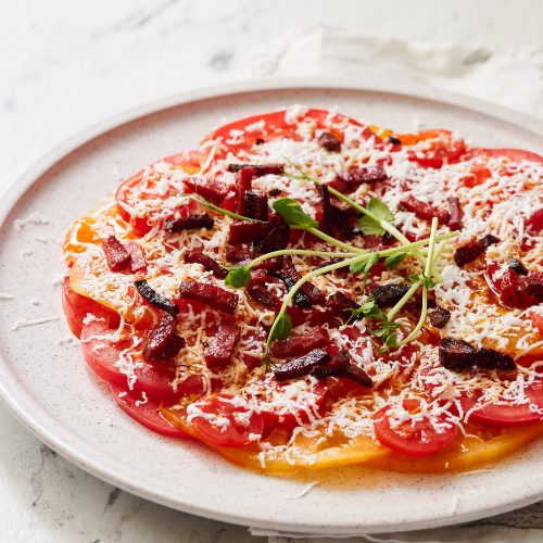 Tomato carpaccio