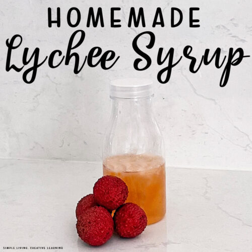 Homemade Lychee Syrup