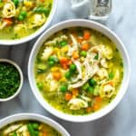Instant Pot Chicken Tortellini Soup