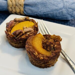 Peach Cobbler Oat Muffin