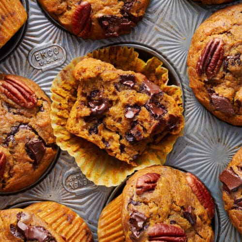 Pumpkin Chocolate Chip Muffins