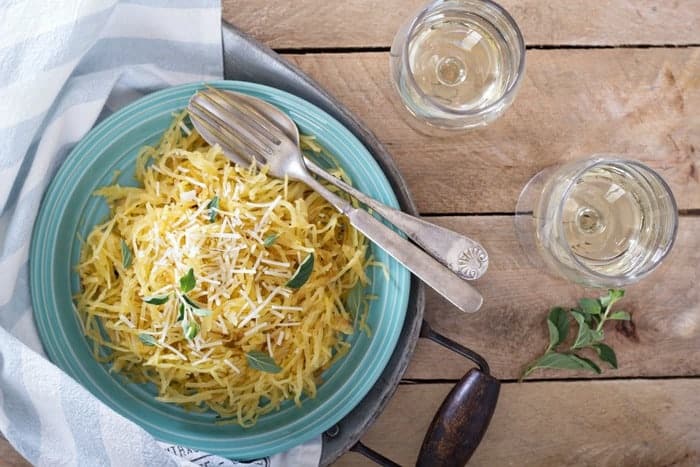 Spaghetti Squash Aglio E Olio
