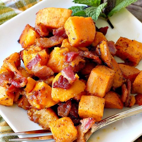 Maple Bacon Sweet Potatoes