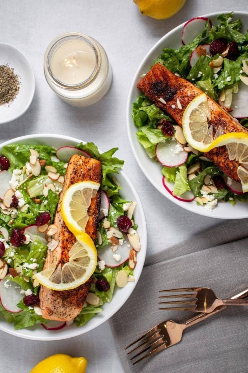 Salmon Cranberry Radish