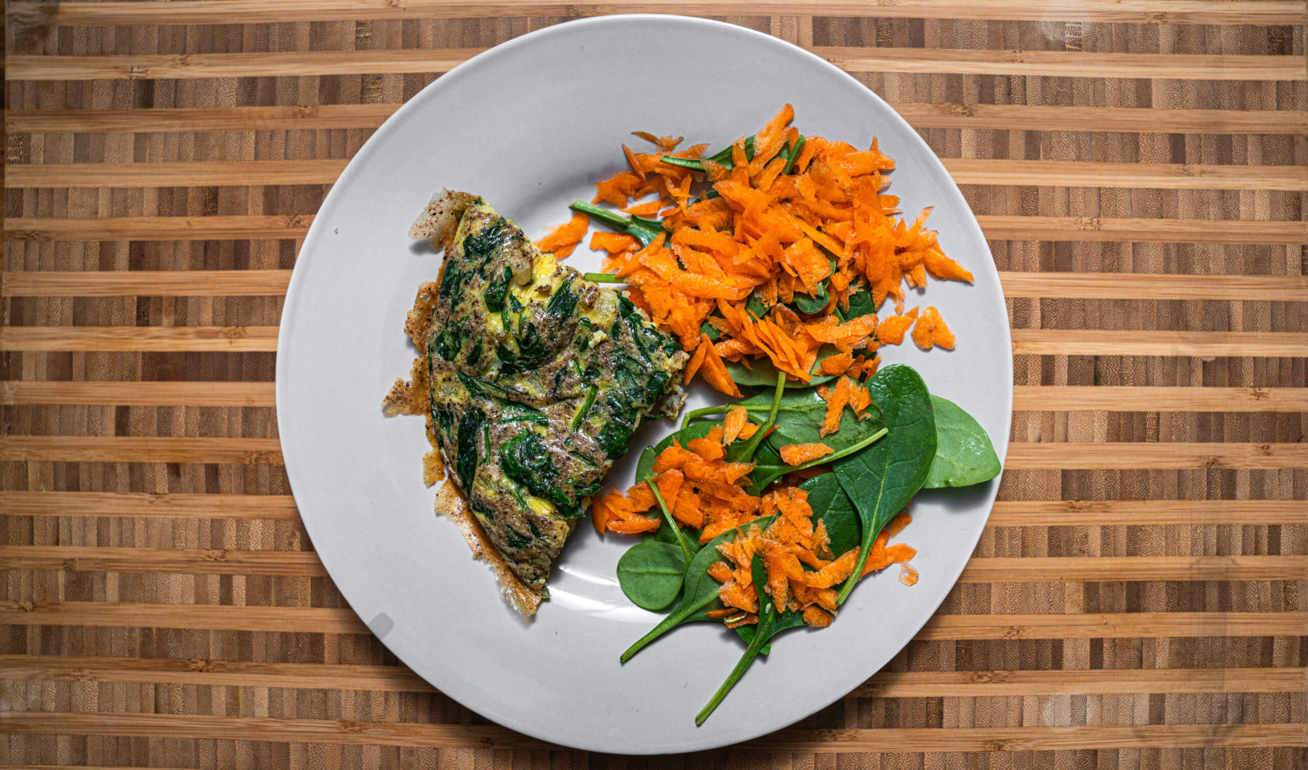 Spinach frittata