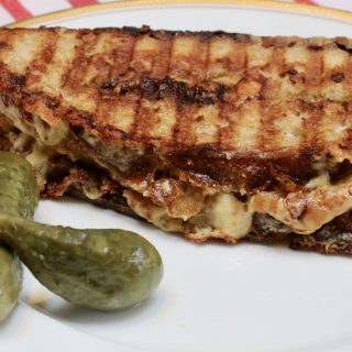 Crispy Gruyere Grilled Cheese