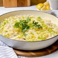 Mediterranean Lemon Rice and Cabbage