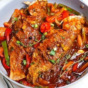 Jamaican Brown Stew Fish Recipe