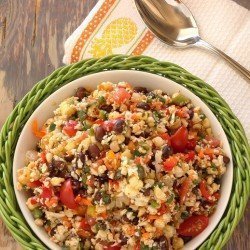 Southwest Cauliflower Rice Confetti Salad