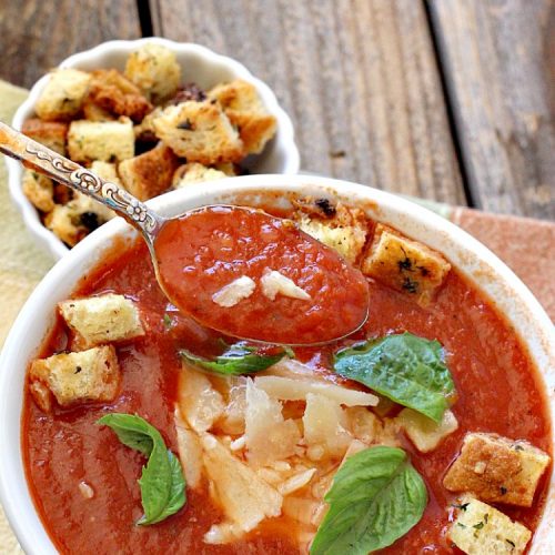 Easy Crockpot Tomato Soup