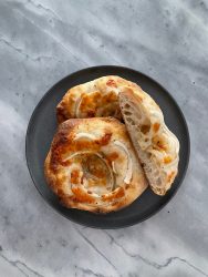 Sourdough Cheddar & Onion Stuffed Bialys