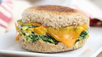 Healthy Breakfast Sandwich Recipe (Freezer Friendly!)