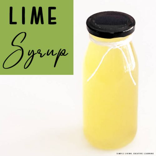 Lime Simple Syrup