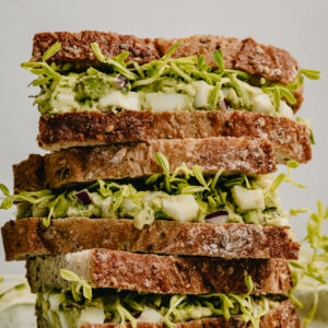 Spicy Avocado Egg Salad Sandwich
